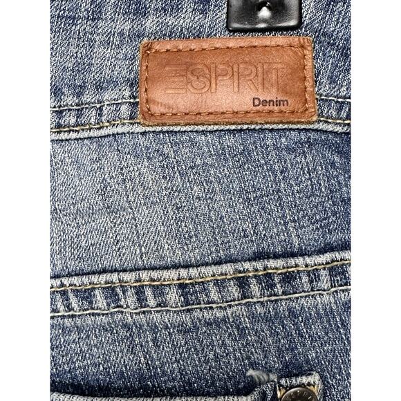 Esprit Vintage Bootcut Leg Jeans Women's 26x30 Blue Stone Wash Denim Low Rise - Picture 14 of 16